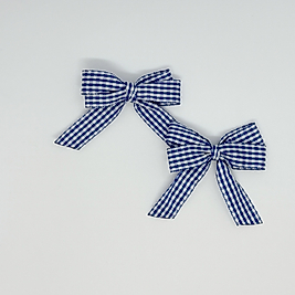 Lacivert Pötikare Çocuk Mini Yan Toka Seti - 2'Li