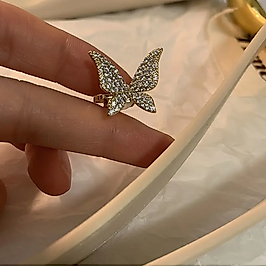 Sıkıştırmalı Deliksiz Japon ve Kore Tarzı  Zirkon Taşlı Sol Kulak Kıkırdak Küpesi, 1 Adet