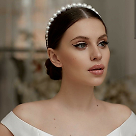 Beyaz İncili Taç - İnci Taçlar