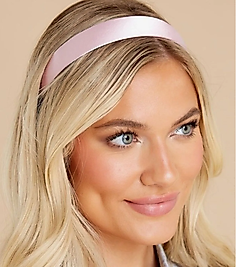 Pembe Saten Taç - 4 cm