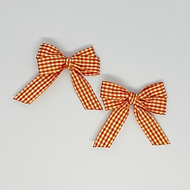 Turuncu Pötikare Çocuk Mini Yan Toka Seti - 2'Li