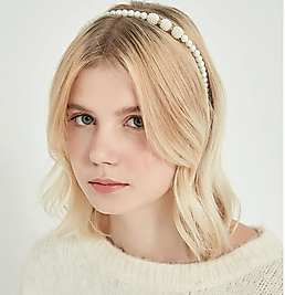 İncili ve Taş Detaylı Taç, Çocuk ve Yetişkin Taç