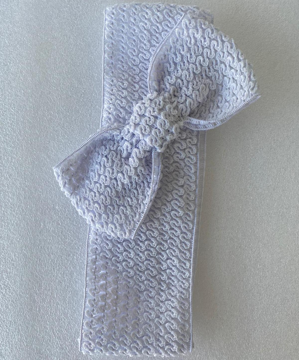 Beyaz Geniş Deniz Plaj Bandanası, Spor Pilates Yürüyüş Bandanası