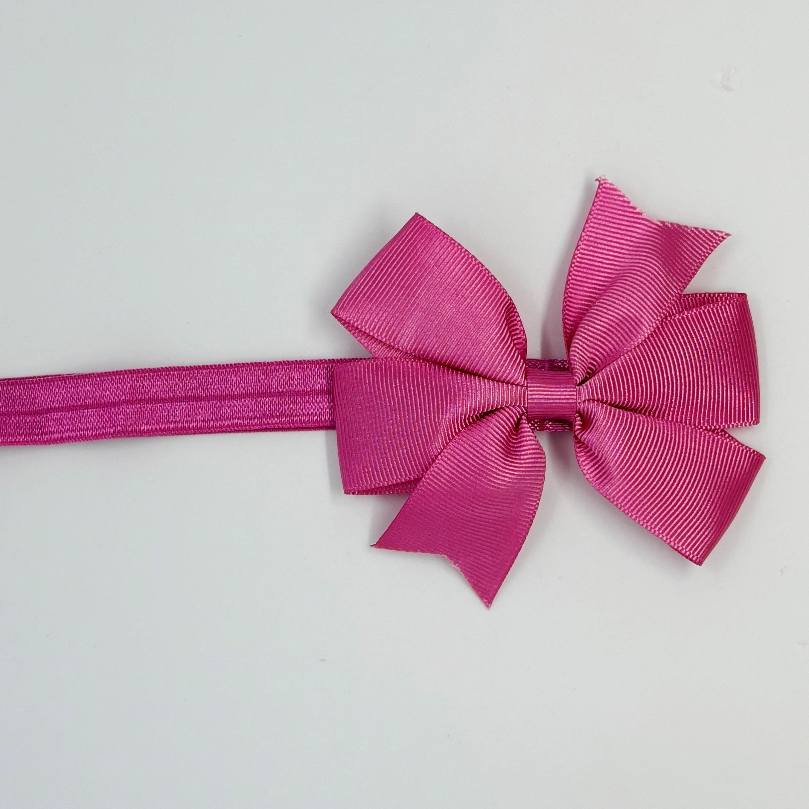 Fuşya Kurdele Bebek ve Çocuk Bandana 6 Ay-4 Yaş
