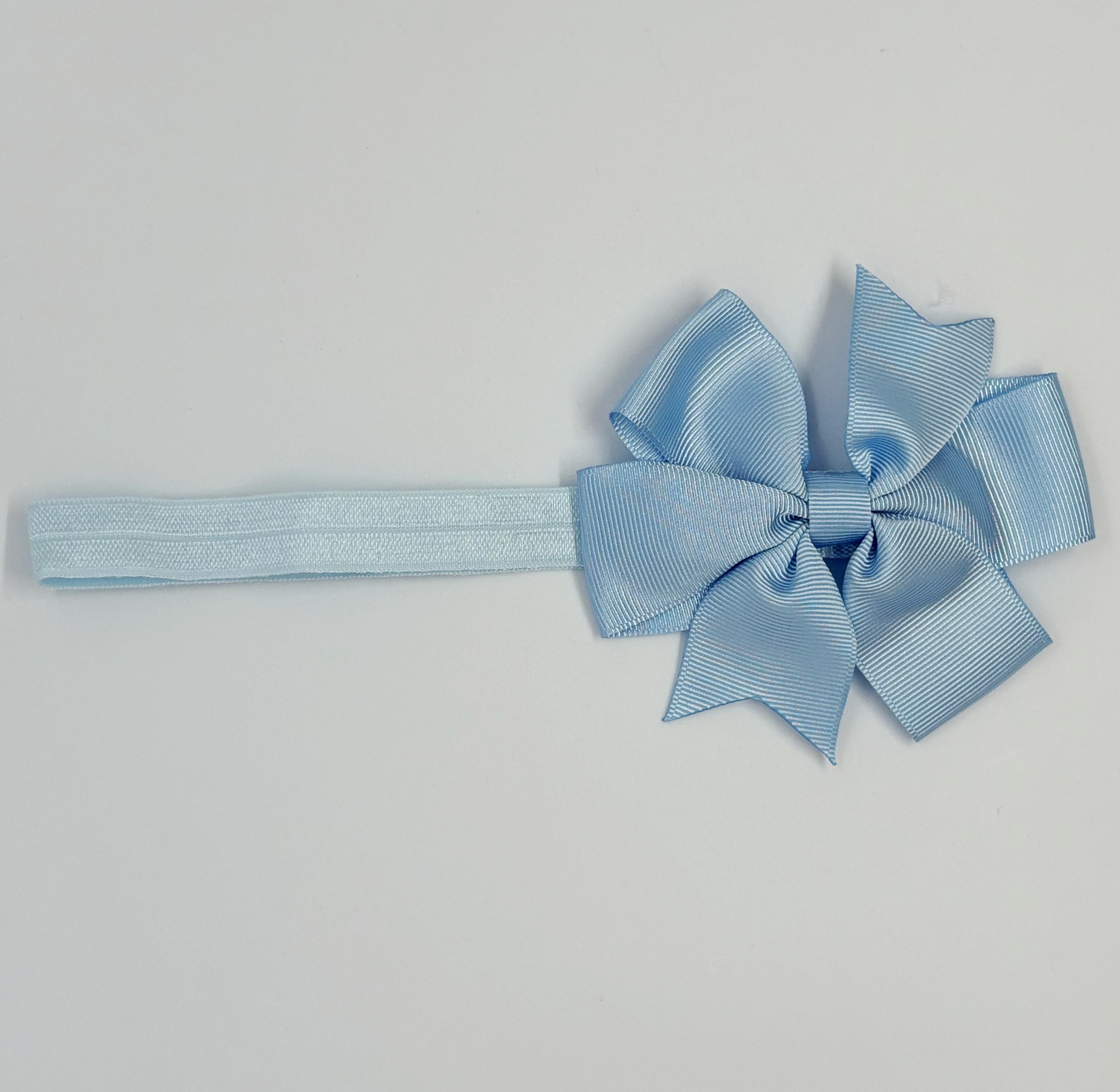 Toz Mavi Kurdele Bebek ve Çocuk Bandana 6 Ay-4 Yaş