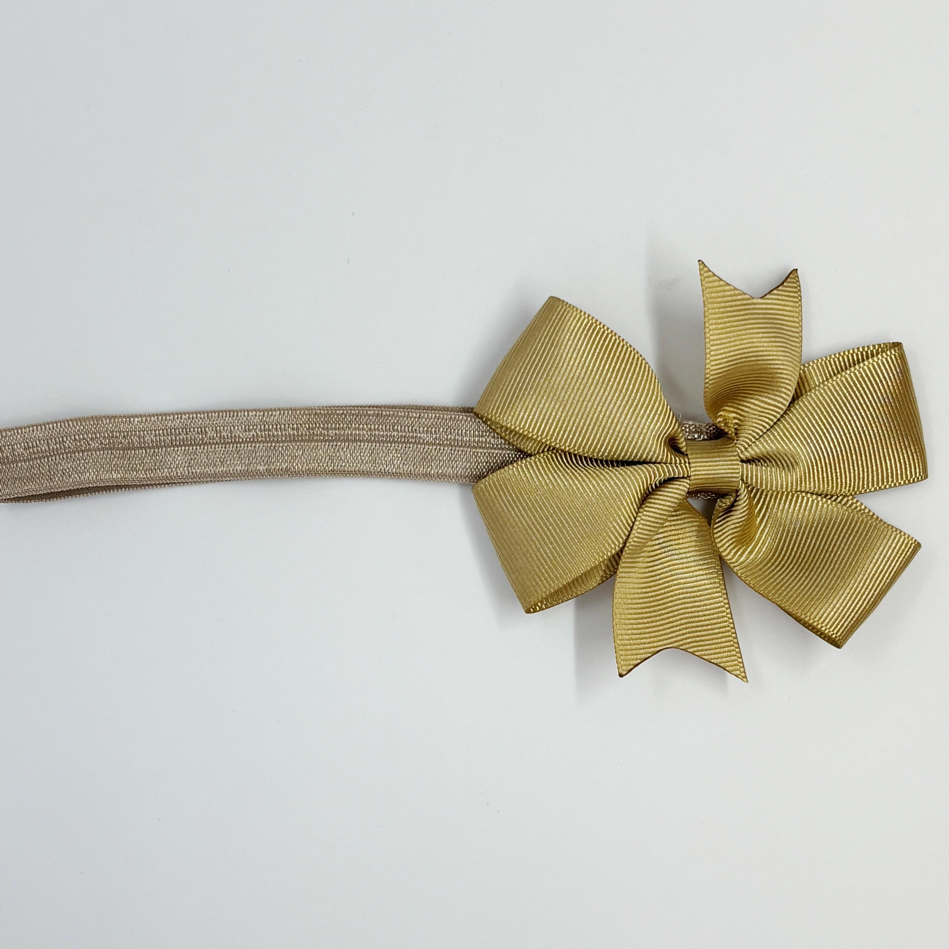 Gold Kurdele Bebek ve Çocuk Bandana 6 Ay-4 Yaş