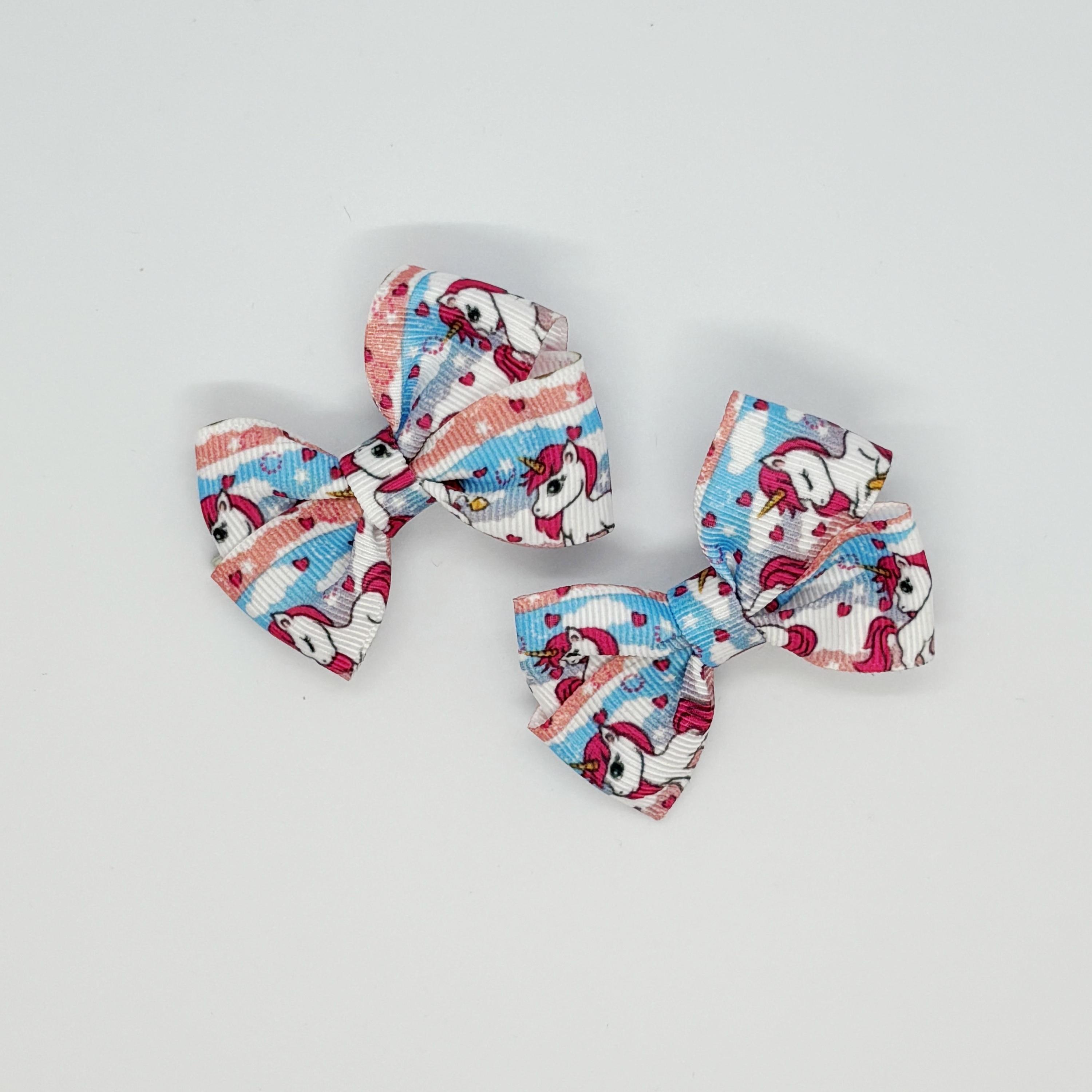 Unicorn Klipsli Mini Çocuk Yan Toka - 2'Li Set