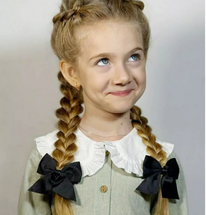 2'Li Siyah Klipsli Kurdele Çocuk Tokası, Klipsli Çocuk Tokaları, Okul Tokaları