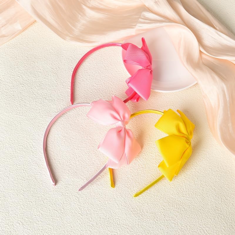 3'lü Saten Fiyonklu Çocuk Taç Seti