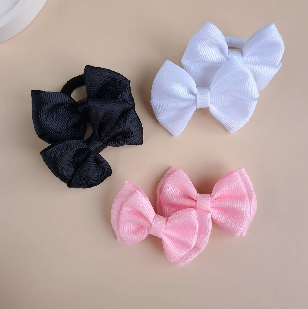 6 Adet Bebek ve Çocuk Saç Aksesuarı, Klipsli Toka ve Lastikli Çocuk Tokaları