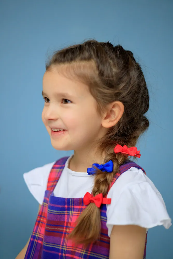 8 Adet Çok Renkli Çocuk Tokası, Klipsli Çocuk Tokaları