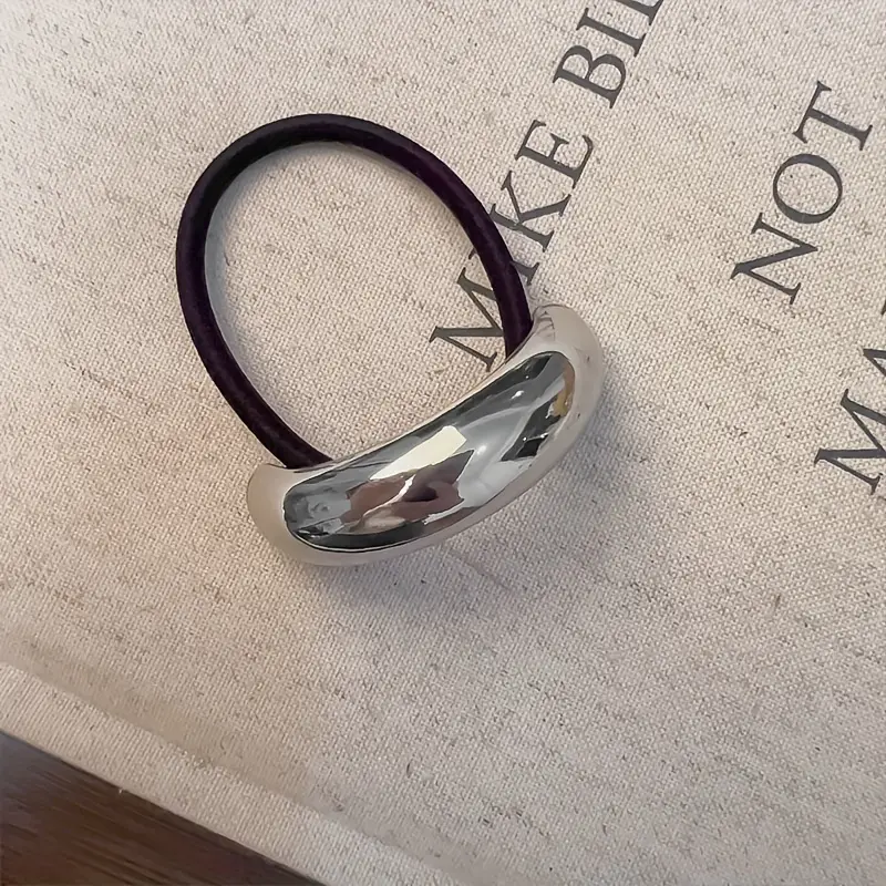 3'Lü Set Silver Metal Lastik Toka Seti