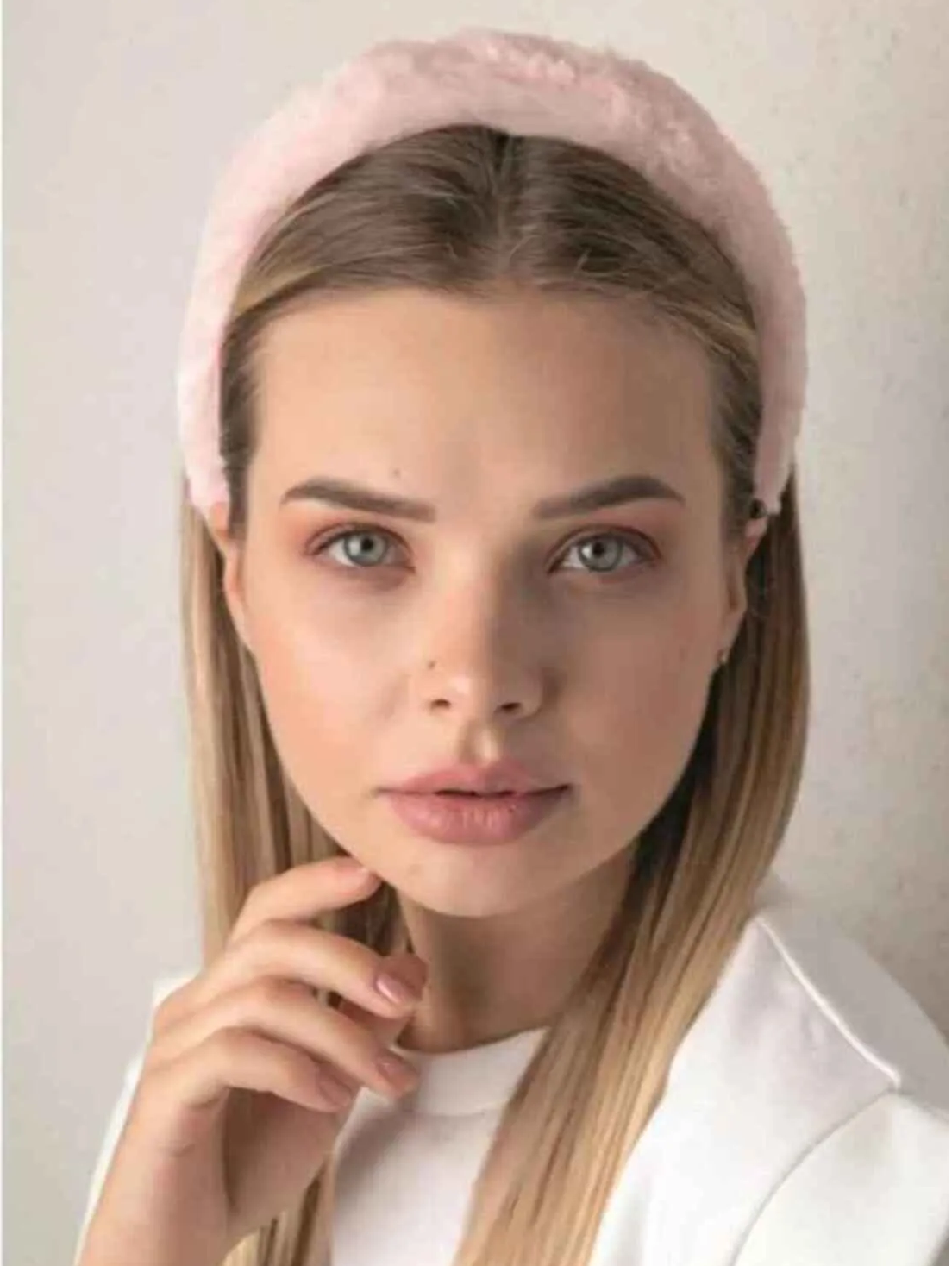 Pembe Peluş Taç - 3 Cm