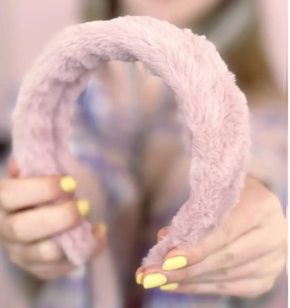 Pembe Peluş Taç - 3 Cm