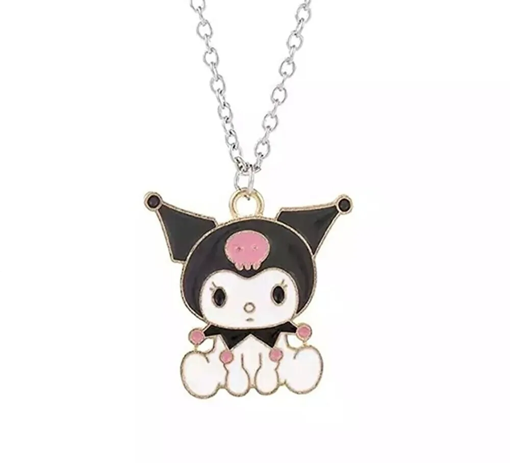 Anime Gotik Fantasy Magic Melody - Kuromi Kolye