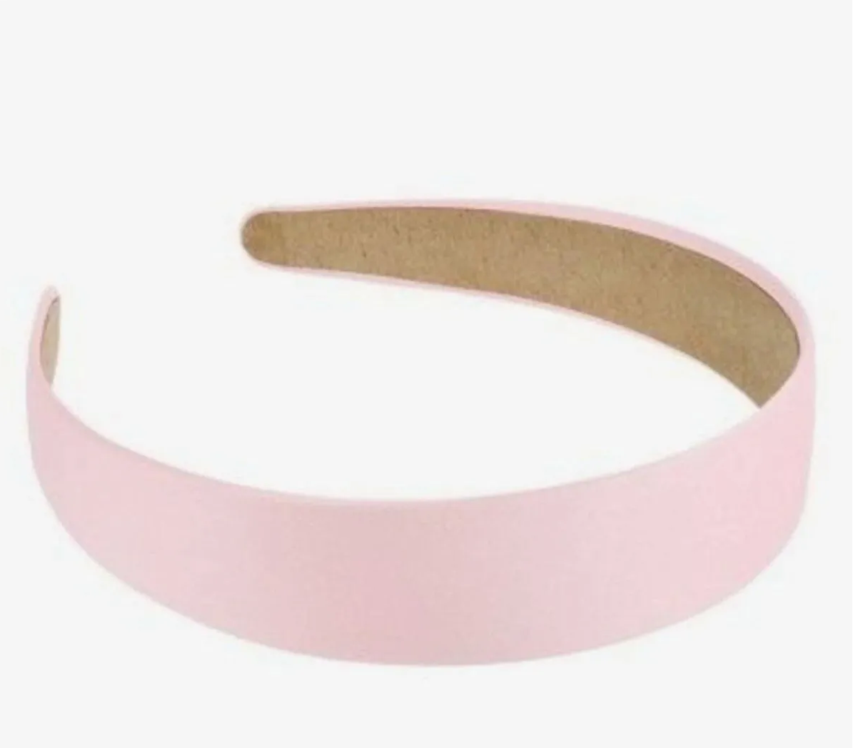 Pembe Saten Taç - 4 cm